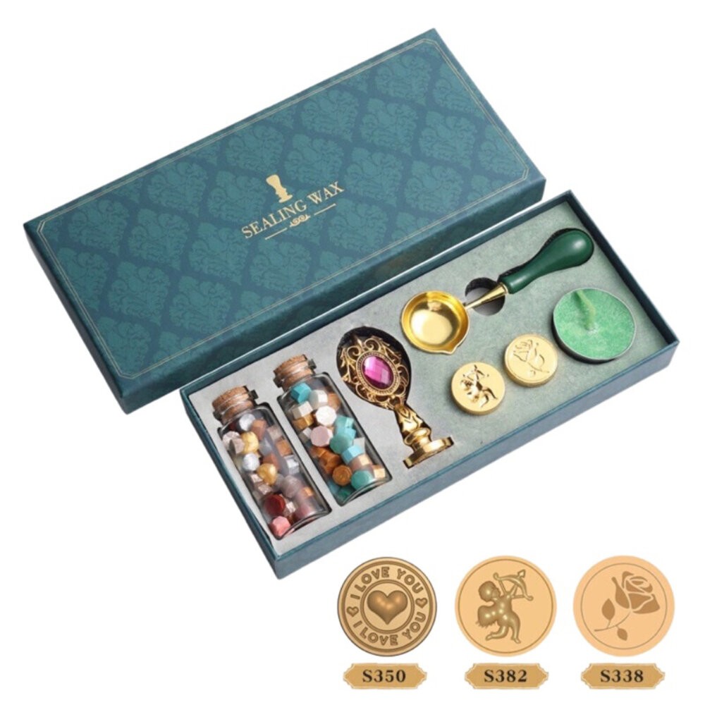 火漆蠟 聖誕禮物 交換禮物 生日禮物火漆封蠟 封蠟印章 火漆蠟 復古封蠟 封蠟禮盒 拍照道具 拍照背景【GXS拍照道具】-細節圖2