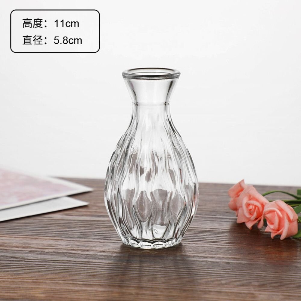 花瓶 玻璃花瓶 雕花玻璃花瓶  擴香瓶 復古花瓶 浮雕花瓶 拍照道具 拍照背景【GXS拍照道具】-規格圖6