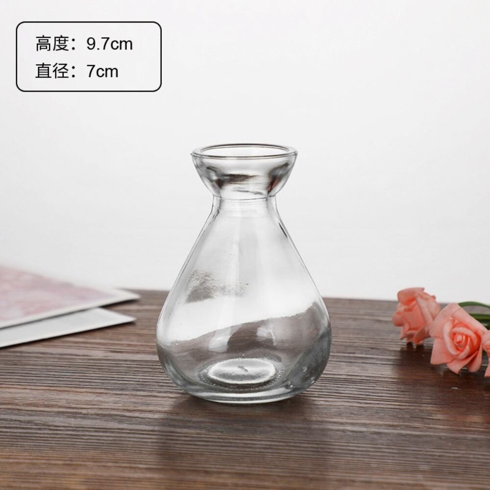 花瓶 玻璃花瓶 雕花玻璃花瓶  擴香瓶 復古花瓶 浮雕花瓶 拍照道具 拍照背景【GXS拍照道具】-規格圖6