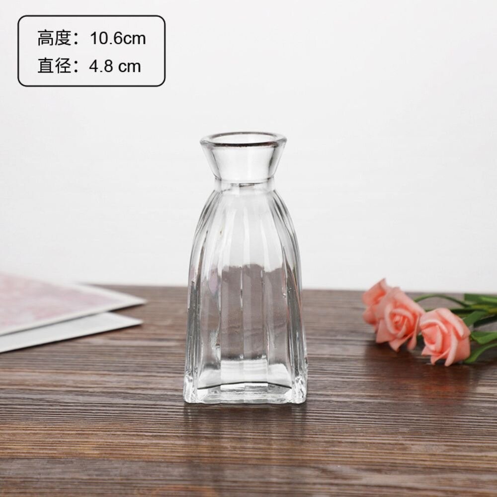 花瓶 玻璃花瓶 雕花玻璃花瓶  擴香瓶 復古花瓶 浮雕花瓶 拍照道具 拍照背景【GXS拍照道具】-規格圖6