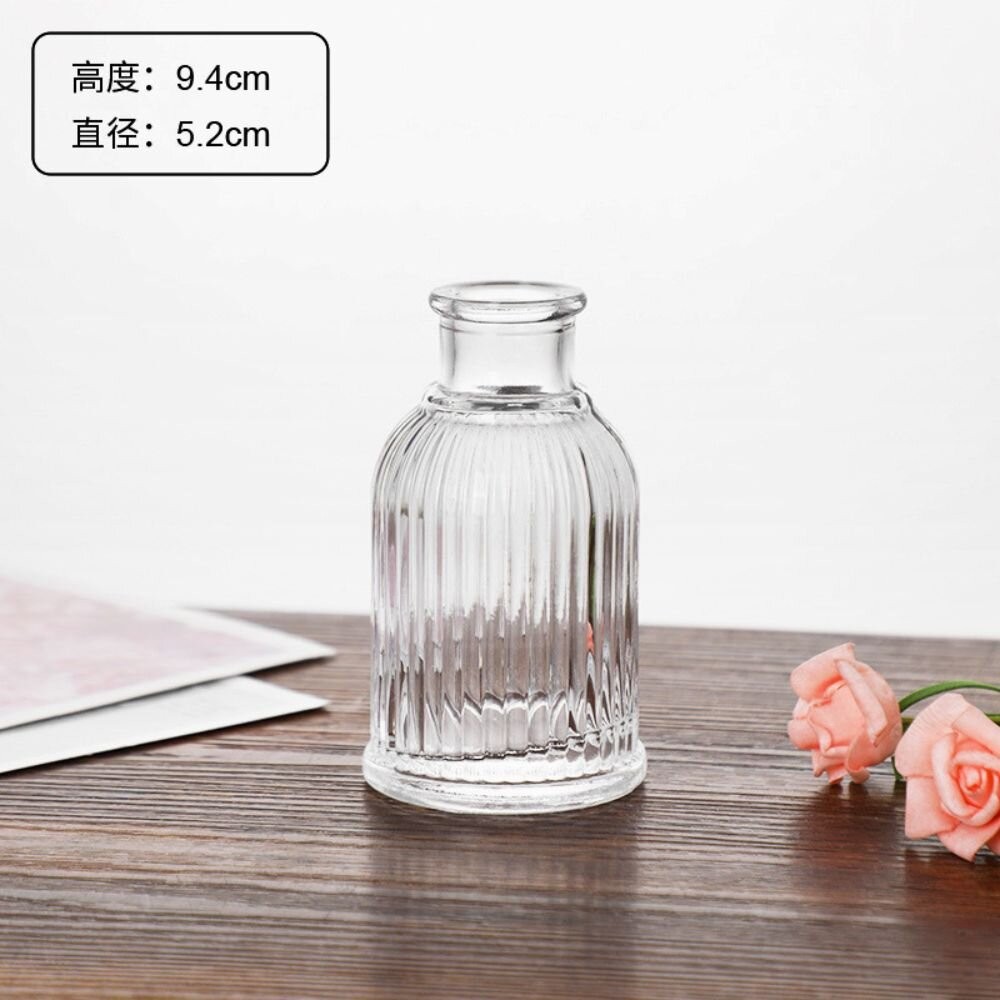 花瓶 玻璃花瓶 雕花玻璃花瓶  擴香瓶 復古花瓶 浮雕花瓶 拍照道具 拍照背景【GXS拍照道具】-規格圖6