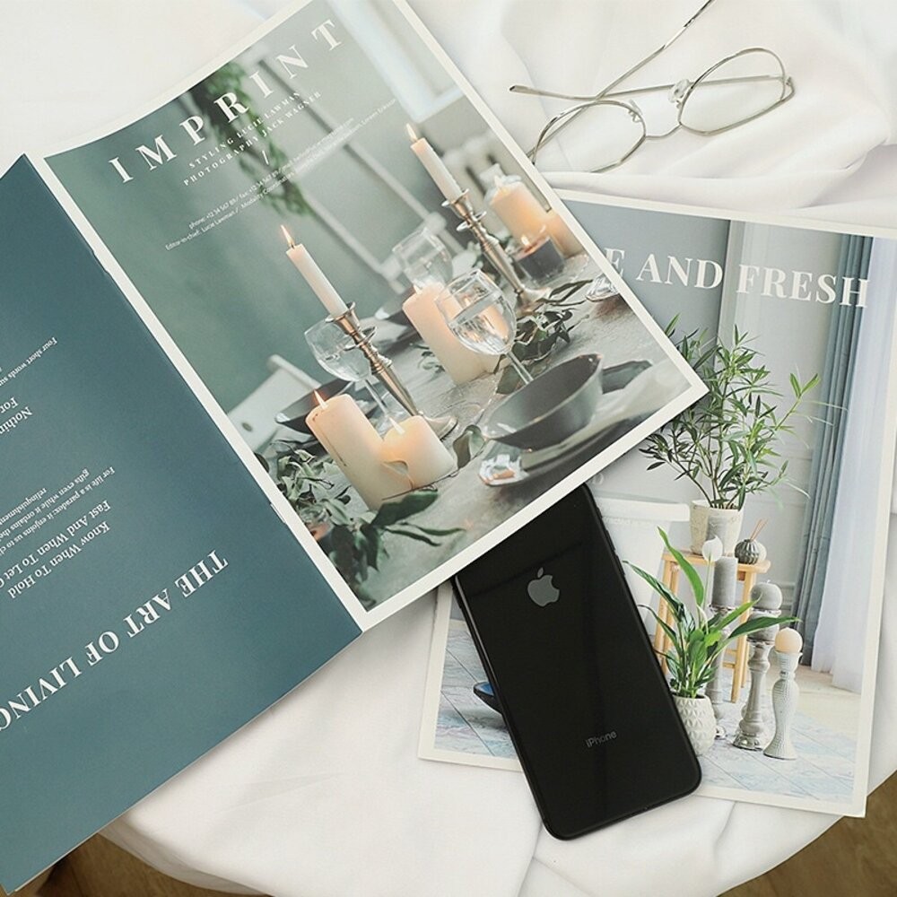 拍照雜誌 攝影道具 一本含封面封底12張24面  街拍 拍照雜誌背景書 拍照道具 生活風格雜誌 背景紙【GXS拍照道具】-細節圖4