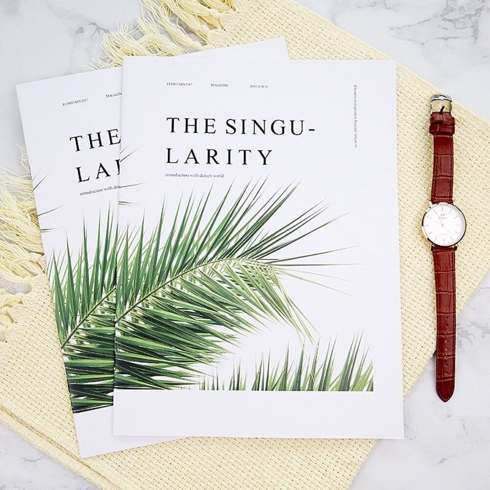 拍照雜誌 攝影道具 一本含封面封底12張24面  街拍 拍照雜誌背景書 拍照道具 生活風格雜誌 背景紙【GXS拍照道具】-細節圖5