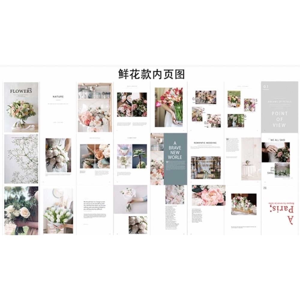 拍照雜誌 攝影道具 一本含封面封底12張24面  街拍 拍照雜誌背景書 拍照道具 生活風格雜誌 背景紙【GXS拍照道具】-規格圖7