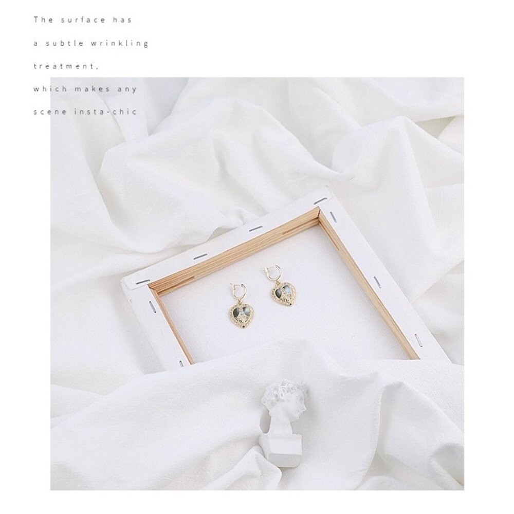 棉質背景布 白色拍照背景布 純色紋理攝影布 直播背景布 掛布 桌布 背景牆布 高質感布 24小時出貨【GXS拍照道具】-細節圖7