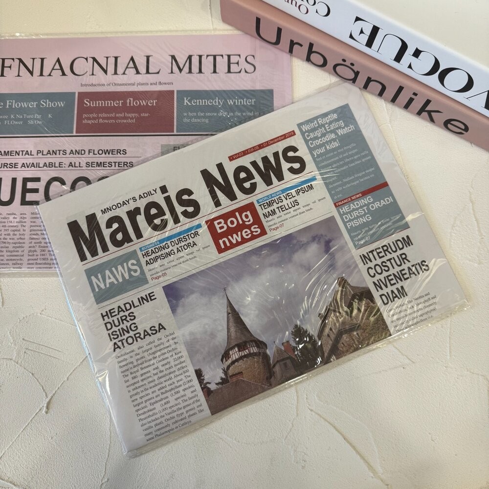 英文報紙 背景紙 拍照道具 攝影道具 商業攝影 禮物包裝【GXS拍照道具】-細節圖6