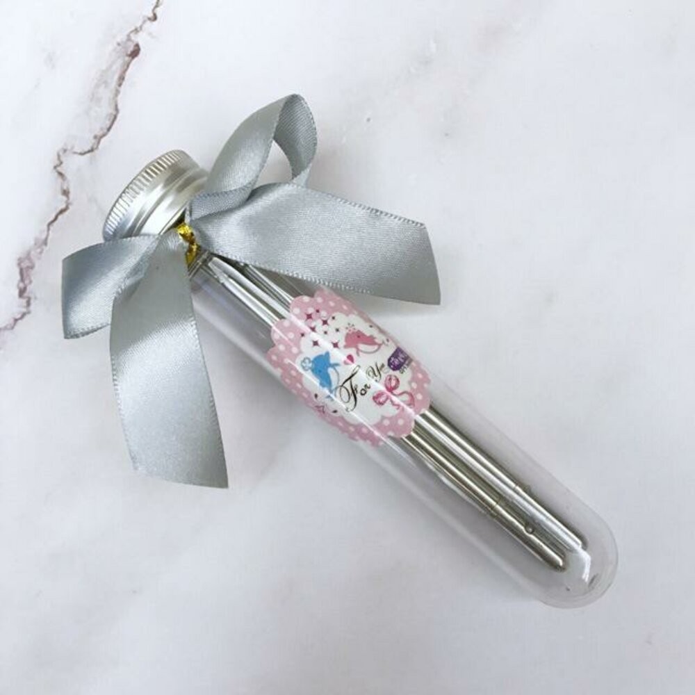 銀色蝴蝶結（含瓶+環保筷）