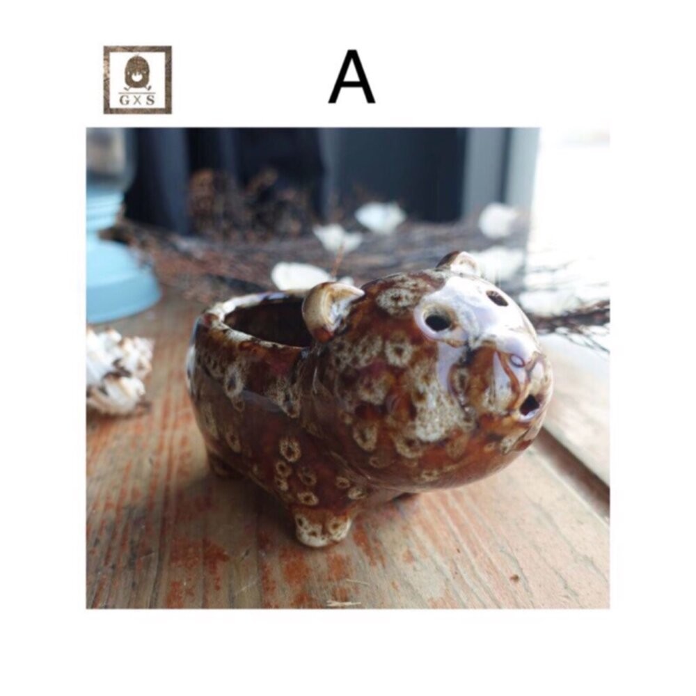動物 多肉植物花盆 雜貨 Zakka【GXS拍照道具】-細節圖2