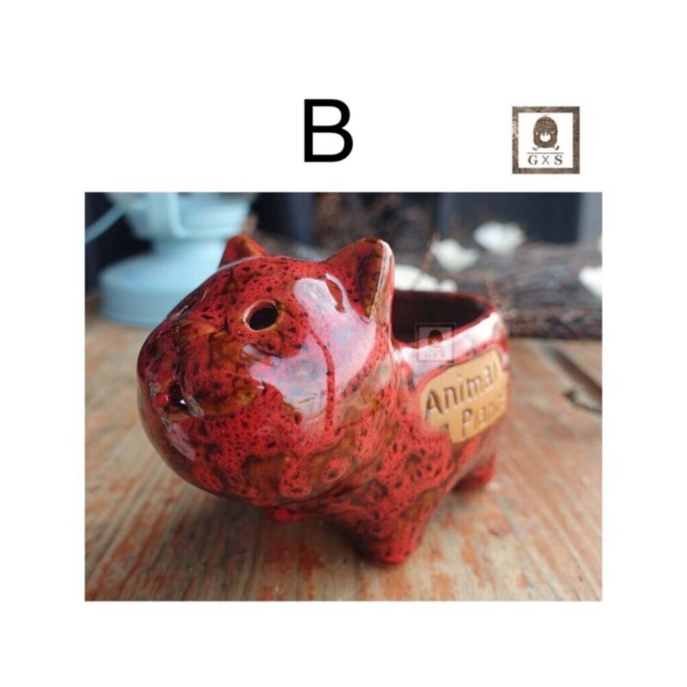 動物 多肉植物花盆 雜貨 Zakka【GXS拍照道具】-細節圖3