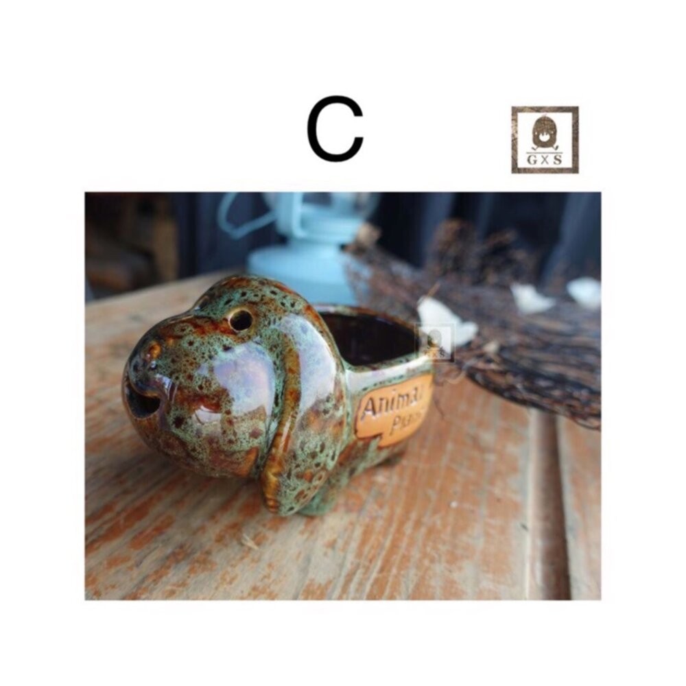 動物 多肉植物花盆 雜貨 Zakka【GXS拍照道具】-細節圖4