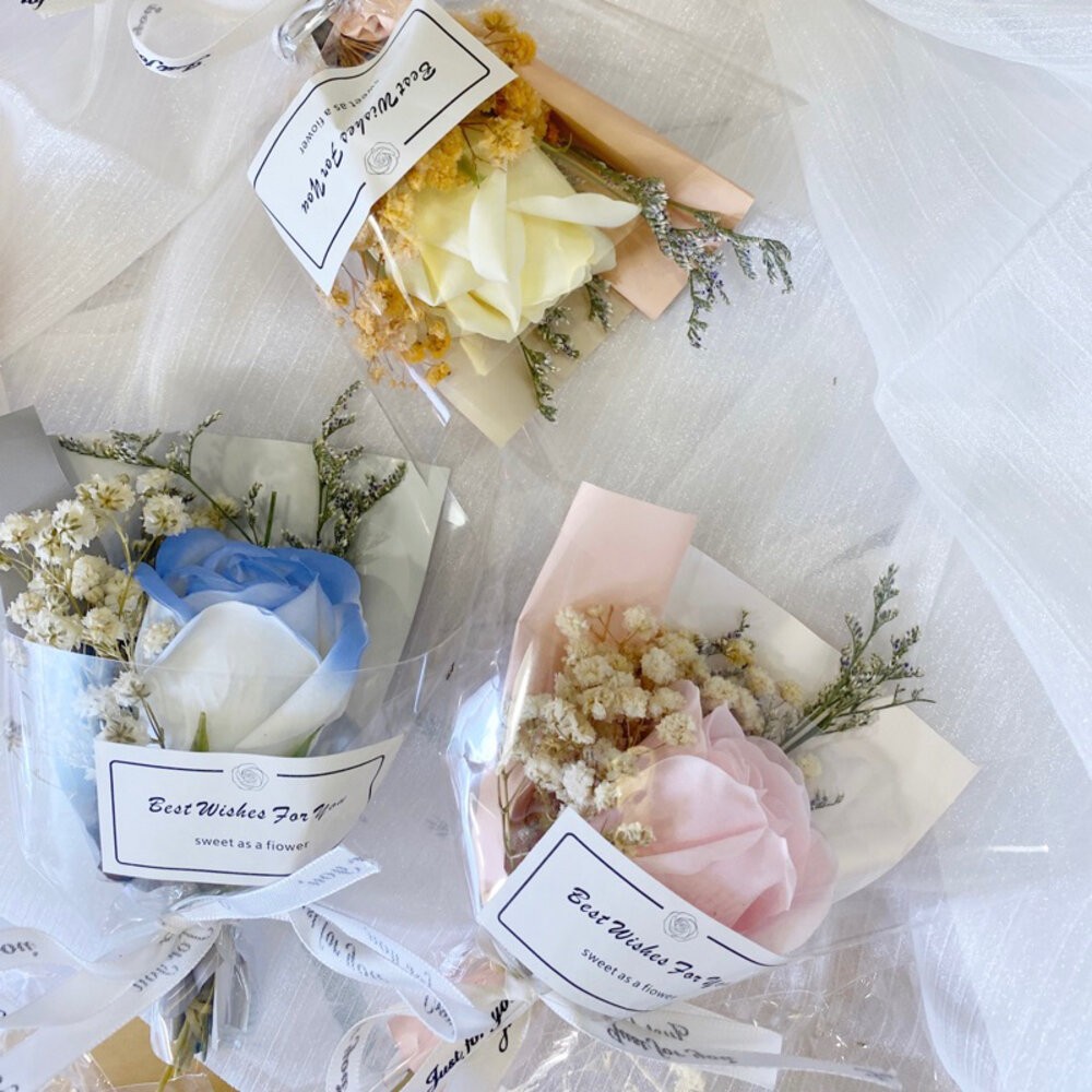 【森林海】（附提袋）迷你花束 教師節 婚禮小物 畢業花束 情人節花束 永生花 情人節 拍照道具 生日禮物 聖誕禮物 花束-細節圖5