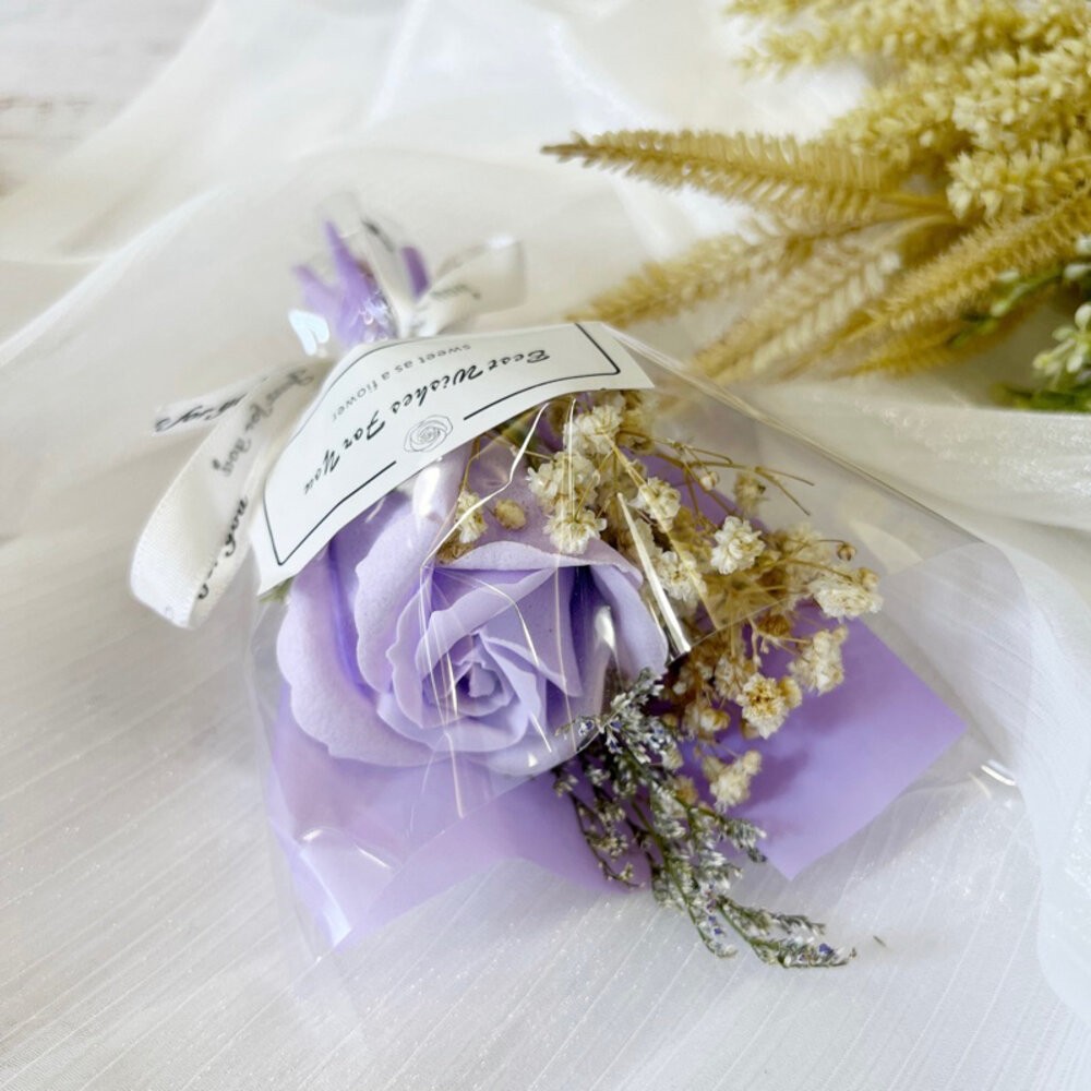 【森林海】（附提袋）迷你花束 教師節 婚禮小物 畢業花束 情人節花束 永生花 情人節 拍照道具 生日禮物 聖誕禮物 花束-規格圖8