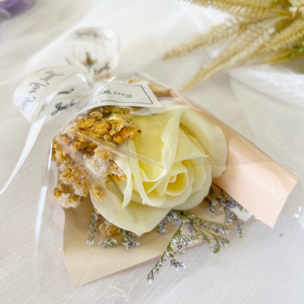 【森林海】（附提袋）迷你花束 教師節 婚禮小物 畢業花束 情人節花束 永生花 情人節 拍照道具 生日禮物 聖誕禮物 花束-規格圖8