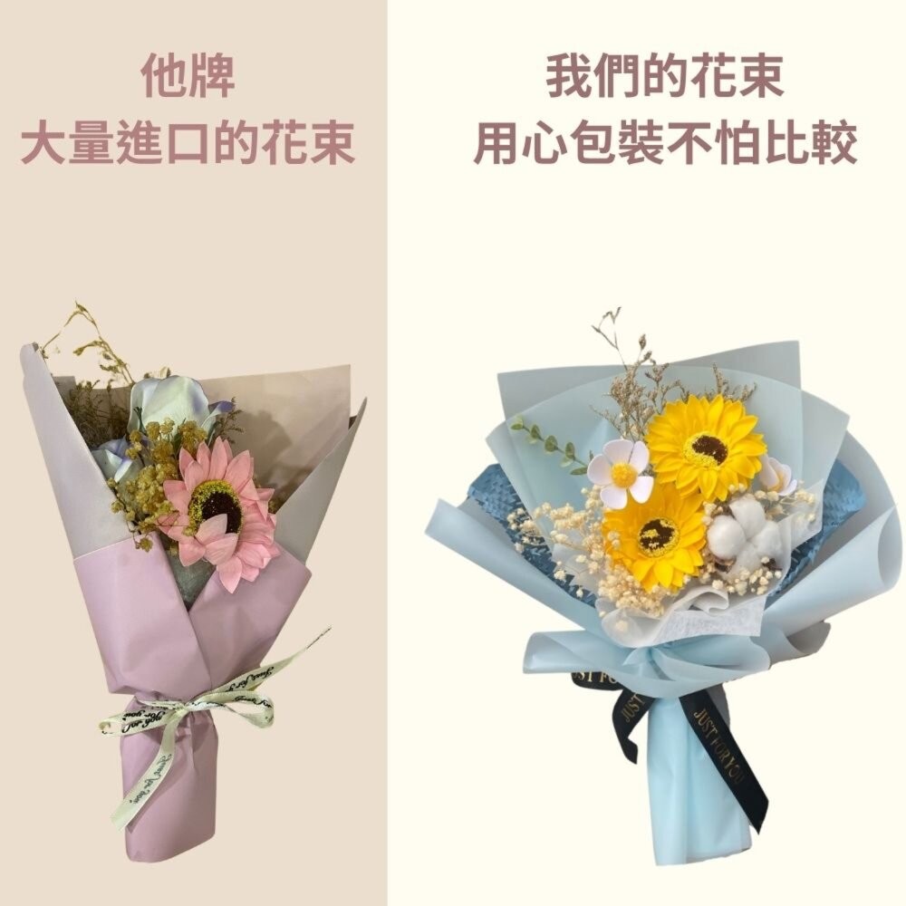 (贈櫥窗提袋)畢業花束 香皂花束 乾燥花 永生花 畢業禮物 花束 生日花束 生日禮物 教師節禮-細節圖3