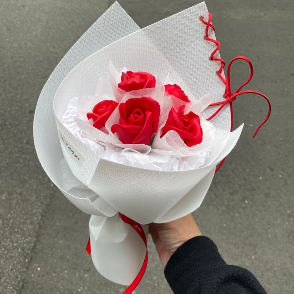 （附提袋）畢業花束 乾燥花束 向日葵 玫瑰花 教師節花束 滿天星 母親節花束 香皂花 永生花 乾燥花 康乃馨 禮物 情人-細節圖6