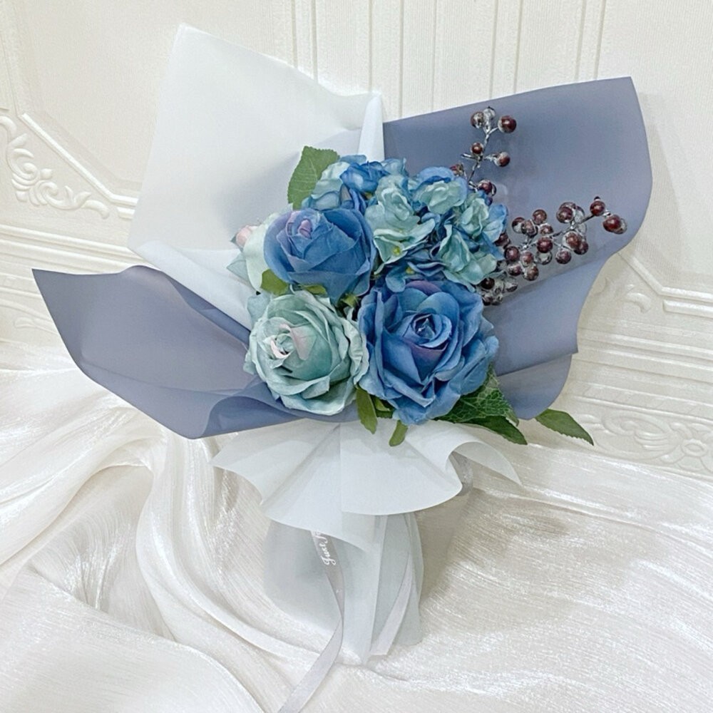 （附提袋）畢業花束 乾燥花束 向日葵 玫瑰花 教師節花束 滿天星 母親節花束 香皂花 永生花 乾燥花 康乃馨 禮物 情人-規格圖9