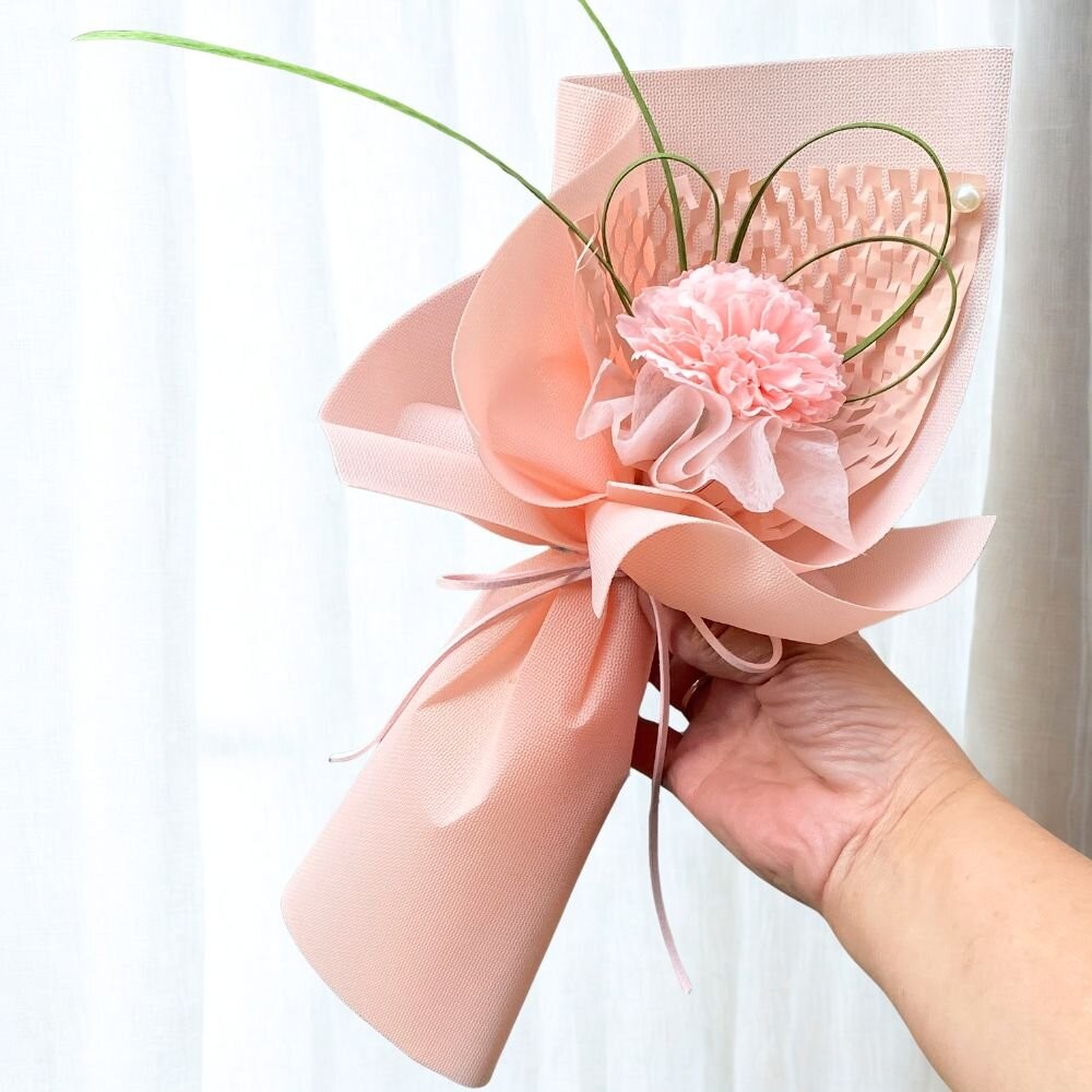 （附提袋）畢業花束 乾燥花束 向日葵 玫瑰花 教師節花束 滿天星 母親節花束 香皂花 永生花 乾燥花 康乃馨 禮物 情人-規格圖9