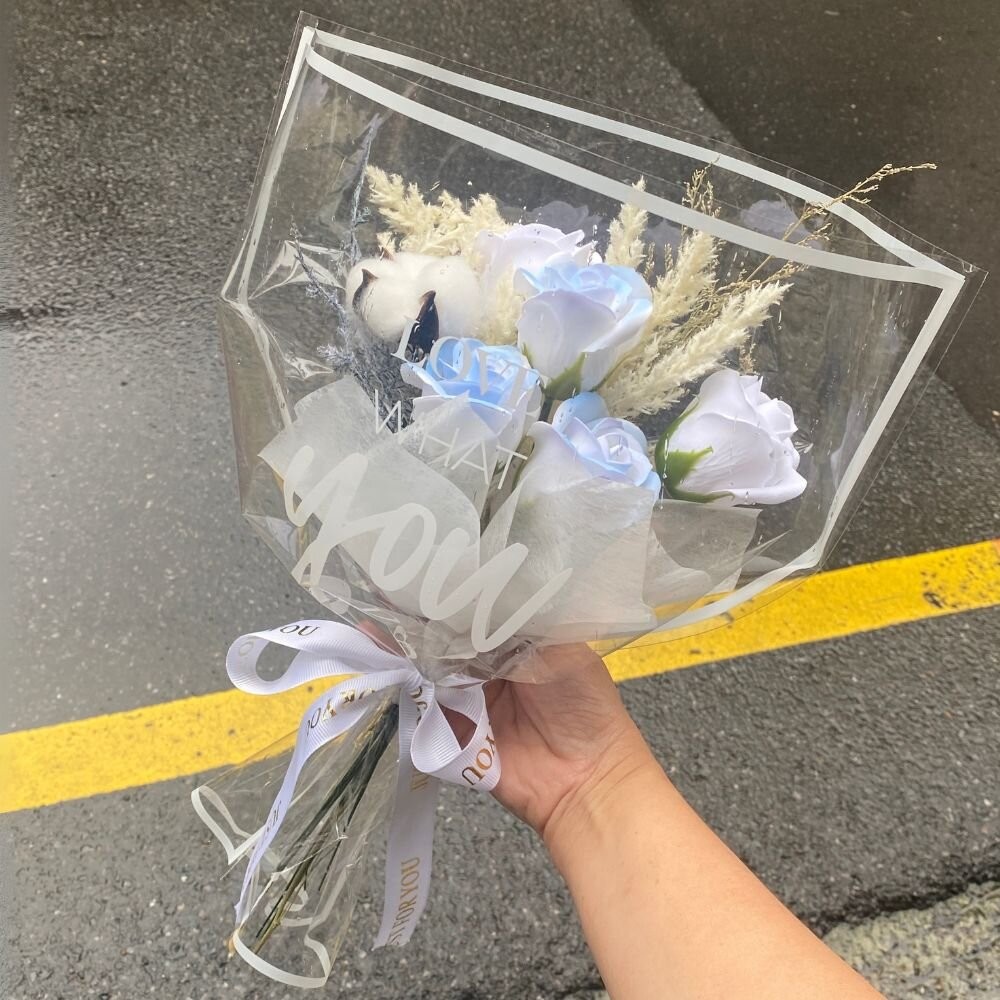（附提袋）畢業花束 乾燥花束 向日葵 玫瑰花 教師節花束 滿天星 母親節花束 香皂花 永生花 乾燥花 康乃馨 禮物 情人-規格圖9