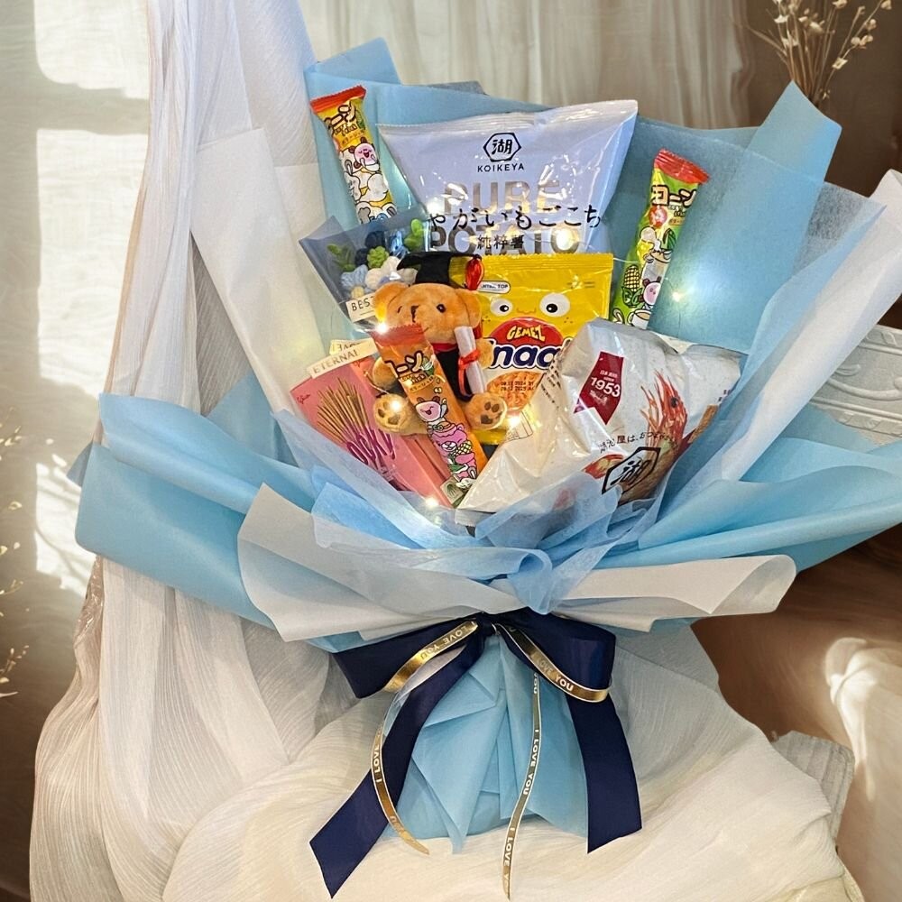 零食花束 花束 生日花束 畢業花束-規格圖2