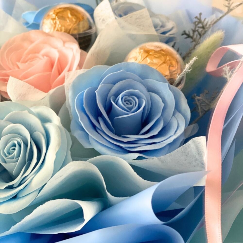 甦醒玫瑰 花束 香皂花束 情人節花束 情人節禮物 情人節 香皂花-細節圖5