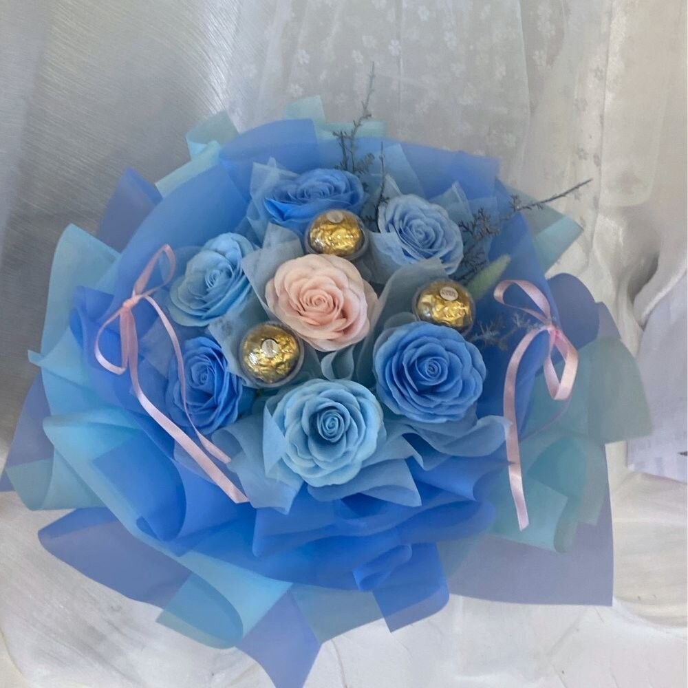 甦醒玫瑰 花束 香皂花束 情人節花束 情人節禮物 情人節 香皂花-細節圖7