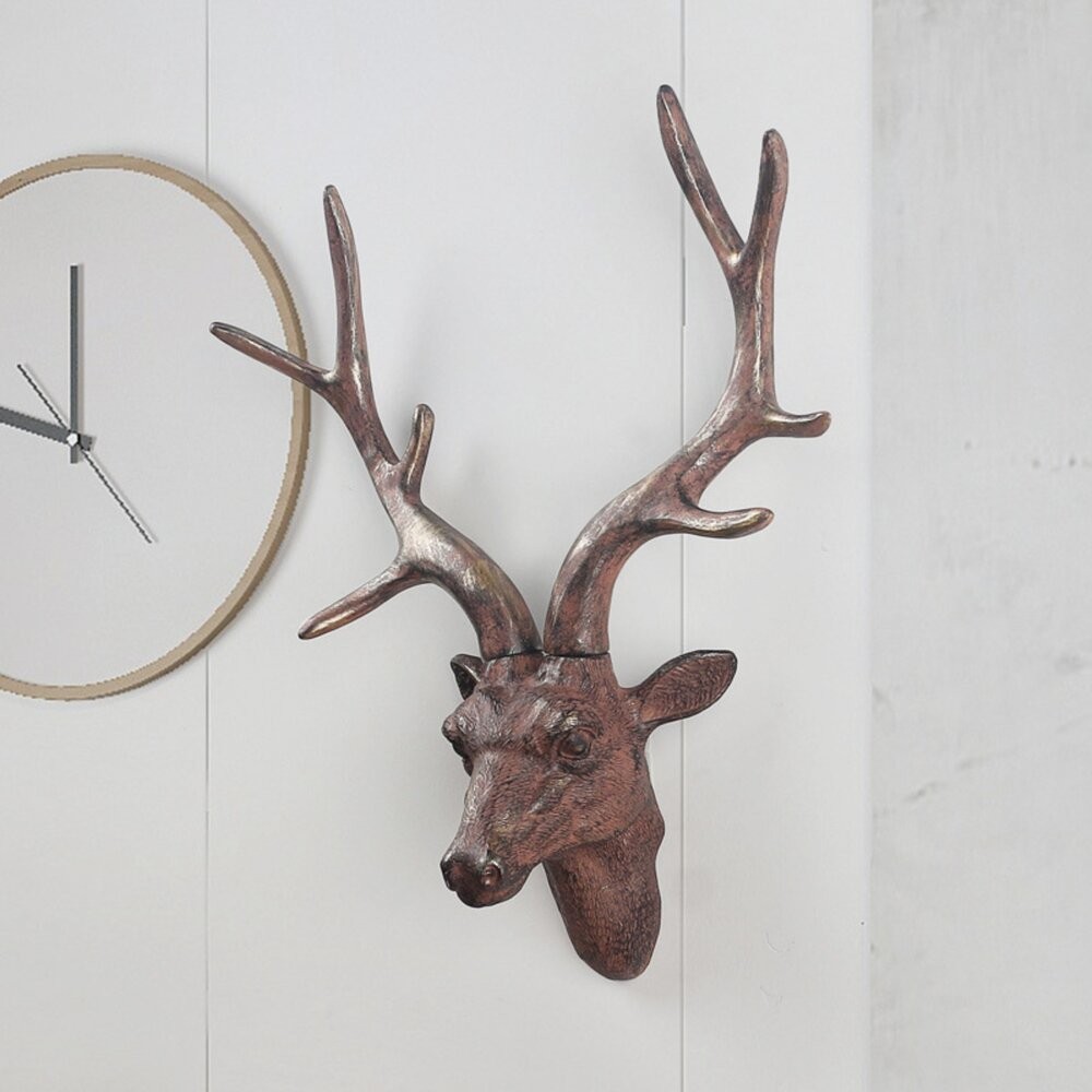 鹿頭壁掛 鹿角壁掛 工業風【GXS拍照道具】-細節圖8