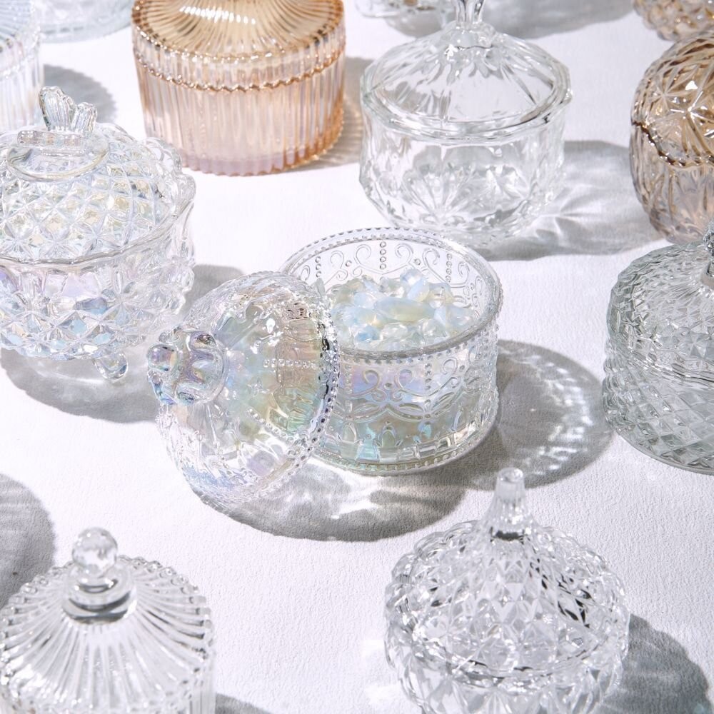 【森林海】父親節禮物 消磁盒 玻璃罐 聖誕禮物 裝飾盒 糖果罐 飾品收納 水晶淨化 消磁碗 淨化水晶盒 五行風水 水晶-細節圖4