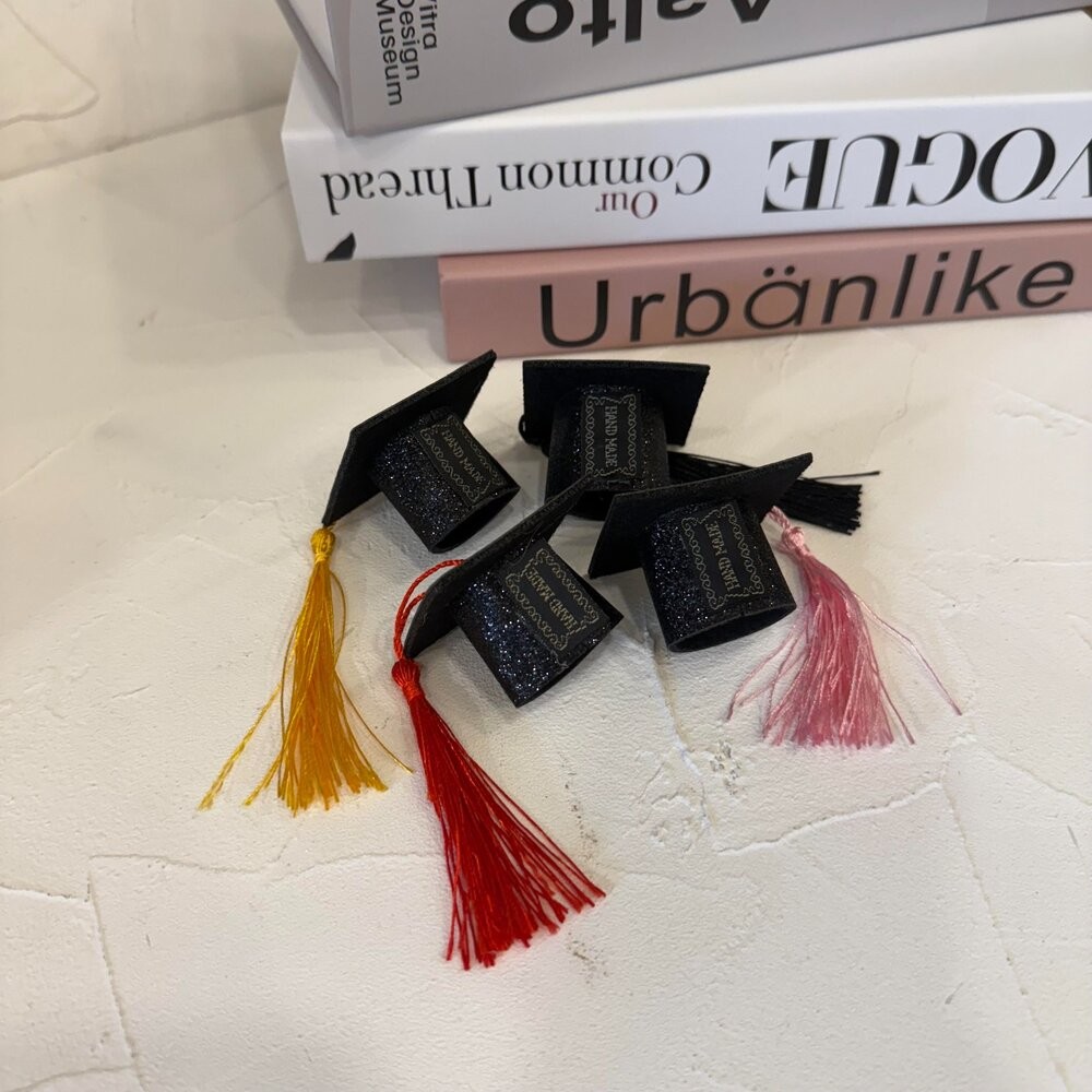 迷你畢業帽 髮飾 畢業花束 畢業帽-細節圖2