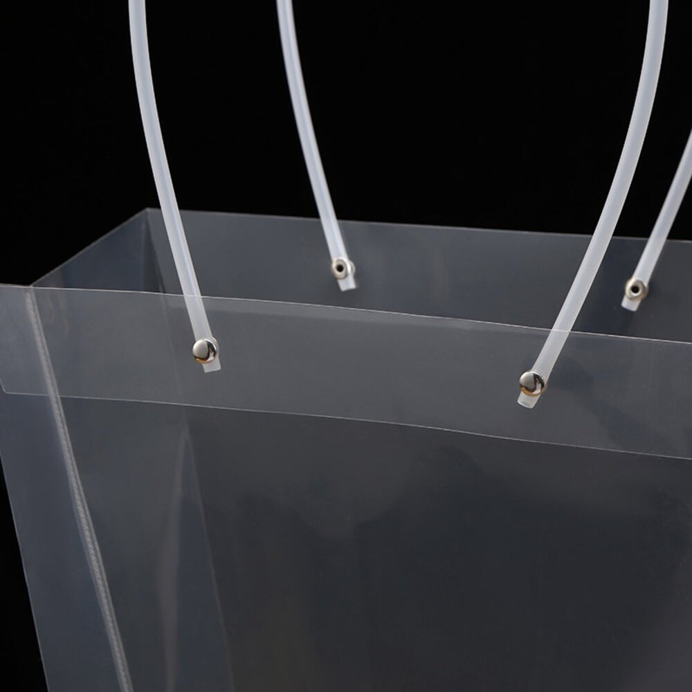 【森林海】花袋 梯形鮮花袋 花束手提袋 手提花袋 手提袋 網紅袋 盆栽袋花束提袋 花袋 提袋 塑膠提袋 花束包裝 畢業花-細節圖4