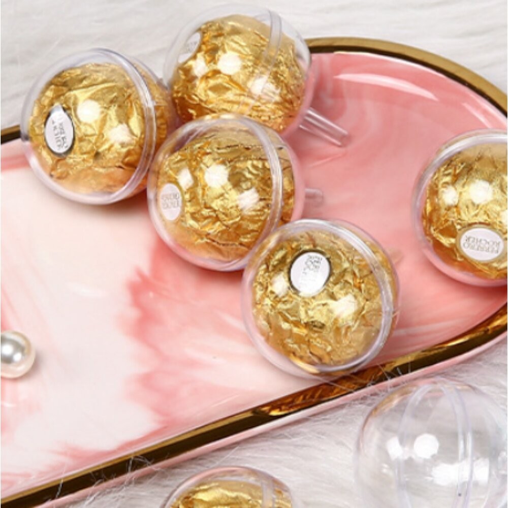 金沙透明球 壓克力球 透明花托 巧克力花束 金沙透明球-細節圖8