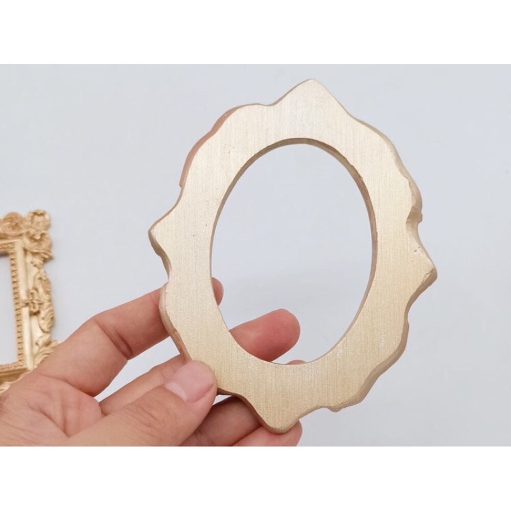 【森林海】飾品陳列 拍照道具 復古框 巴洛克 飾品盤 擺拍盤 首飾收納盒 復古迷你相框 谷美  拍照背景 拍照小物-細節圖7