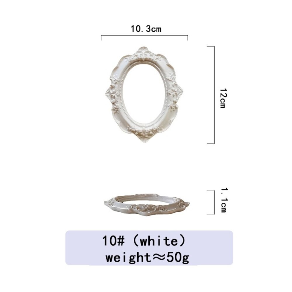 【森林海】飾品陳列 拍照道具 復古框 巴洛克 飾品盤 擺拍盤 首飾收納盒 復古迷你相框 谷美  拍照背景 拍照小物-規格圖10