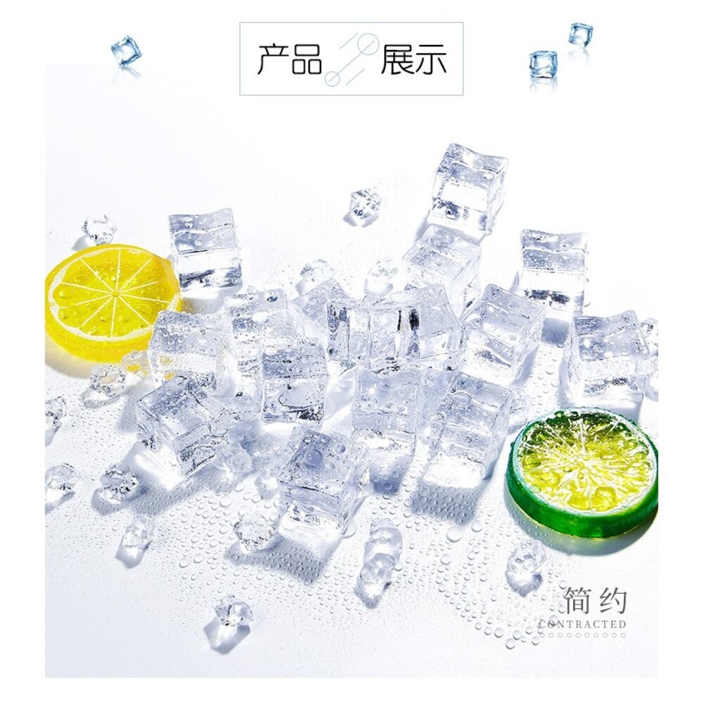 GXS仿真冰塊 碎冰塊 假冰塊 塑膠冰塊 拍照道具 攝影道具【GXS拍照道具】-細節圖2