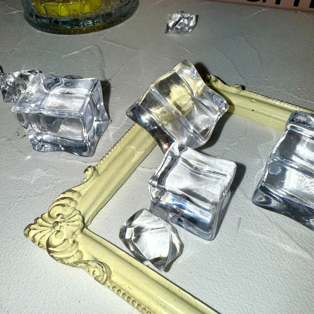 GXS仿真冰塊 碎冰塊 假冰塊 塑膠冰塊 拍照道具 攝影道具【GXS拍照道具】-細節圖7