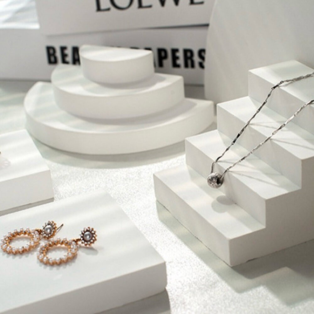 石膏拍照道具 飾品拍攝 拍照道具 白色石膏 飾品收納-細節圖7