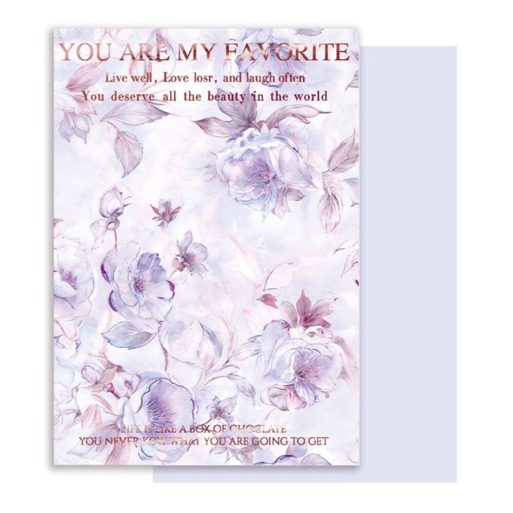 【森林海】(單張)花束包裝紙 包裝紙 油畫風包裝紙 高級感包花紙 花卉系列 風華紙 鮮花包裝材料 禮品包裝-細節圖6