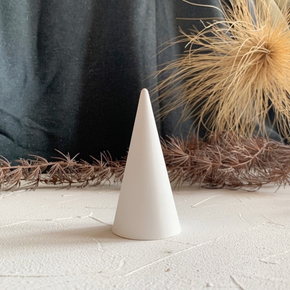 石膏戒指托 戒指支架 首飾架 戒指裝飾 三角戒指座 飾品架 戒指架 拍照道具 市集道具 拍照背景【GXS拍照道具】-細節圖3