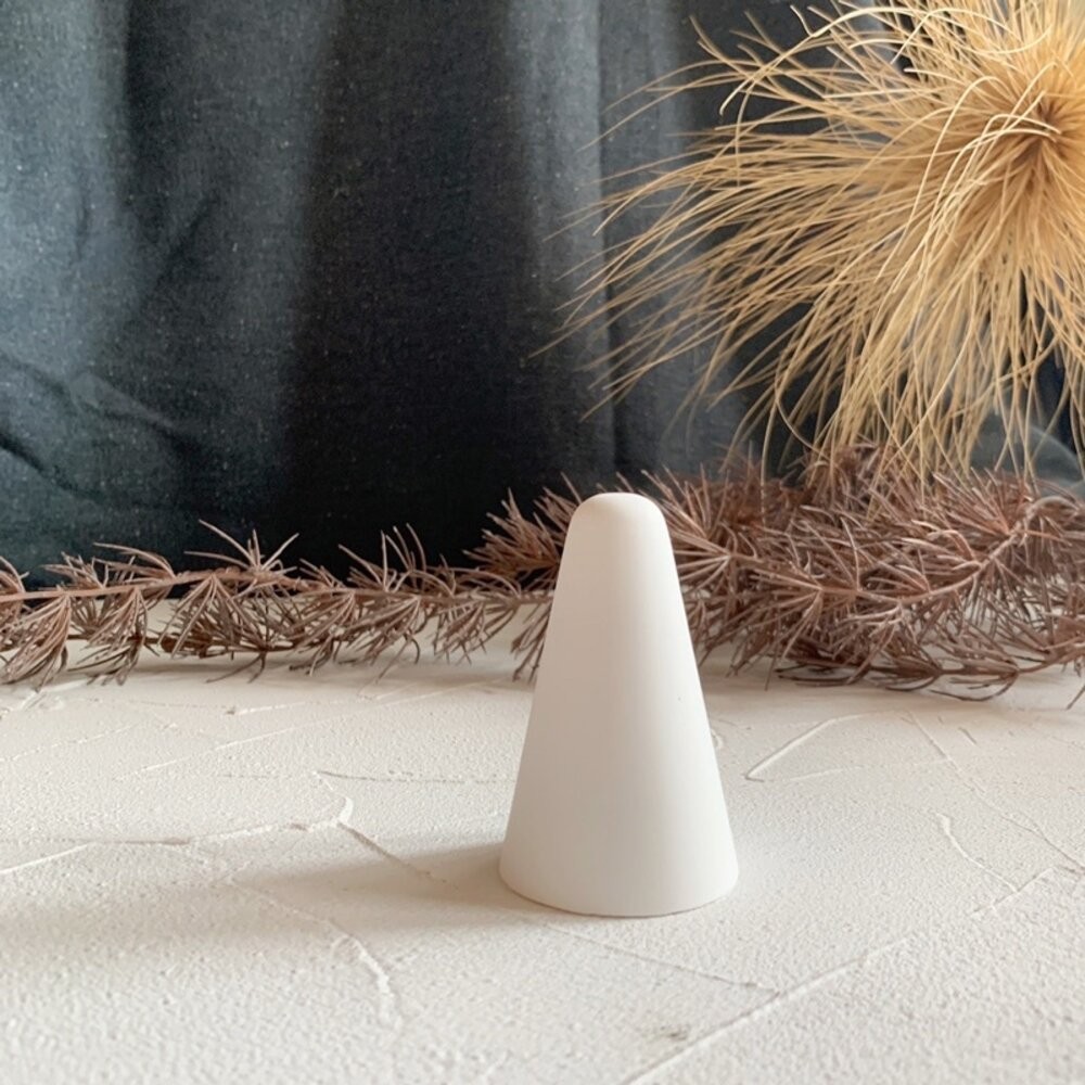 石膏戒指托 戒指支架 首飾架 戒指裝飾 三角戒指座 飾品架 戒指架 拍照道具 市集道具 拍照背景【GXS拍照道具】-細節圖4