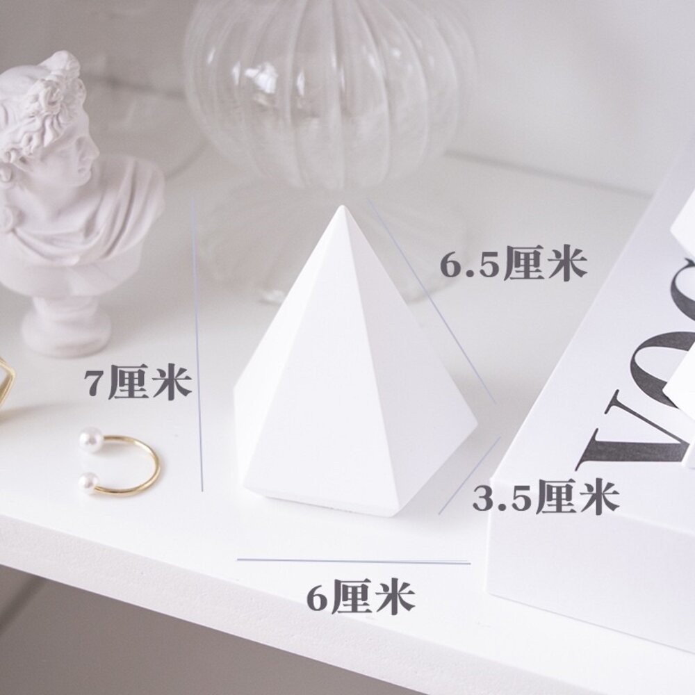 石膏戒指托 戒指支架 首飾架 戒指裝飾 三角戒指座 飾品架 戒指架 拍照道具 市集道具 拍照背景【GXS拍照道具】-規格圖9