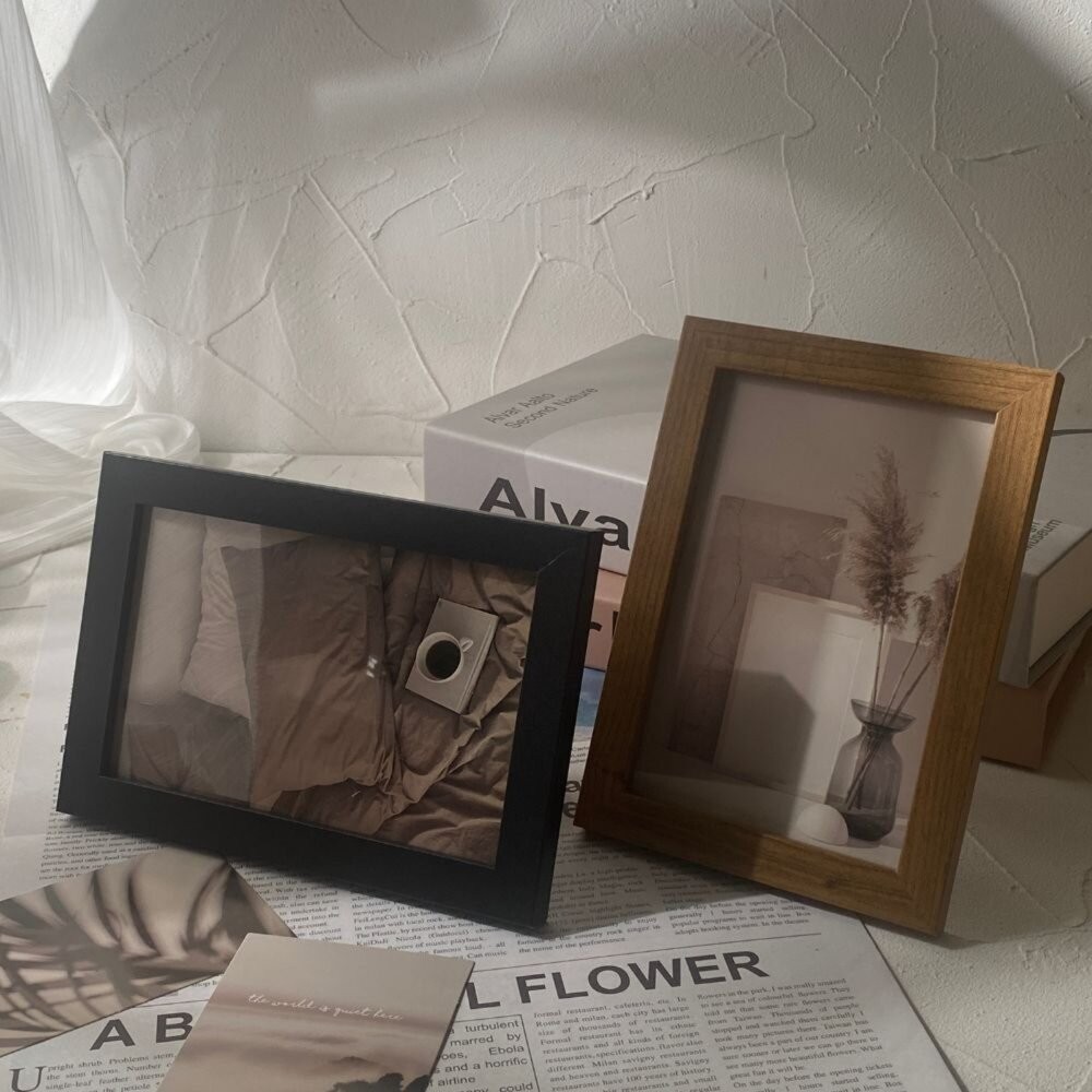 相框 木框 畫框 相片框 木質相框 北歐風相框 5吋 6吋 A4畫框-細節圖4