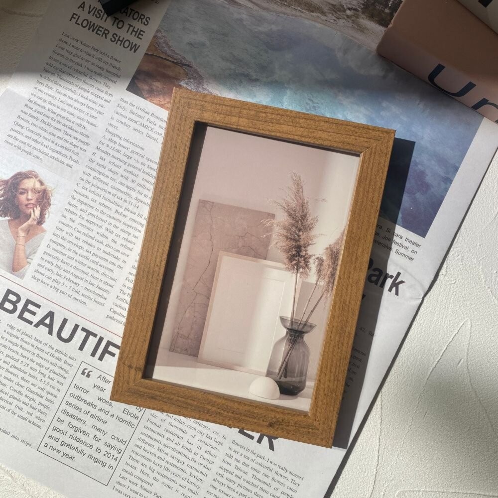 相框 木框 畫框 相片框 木質相框 北歐風相框 5吋 6吋 A4畫框-細節圖7