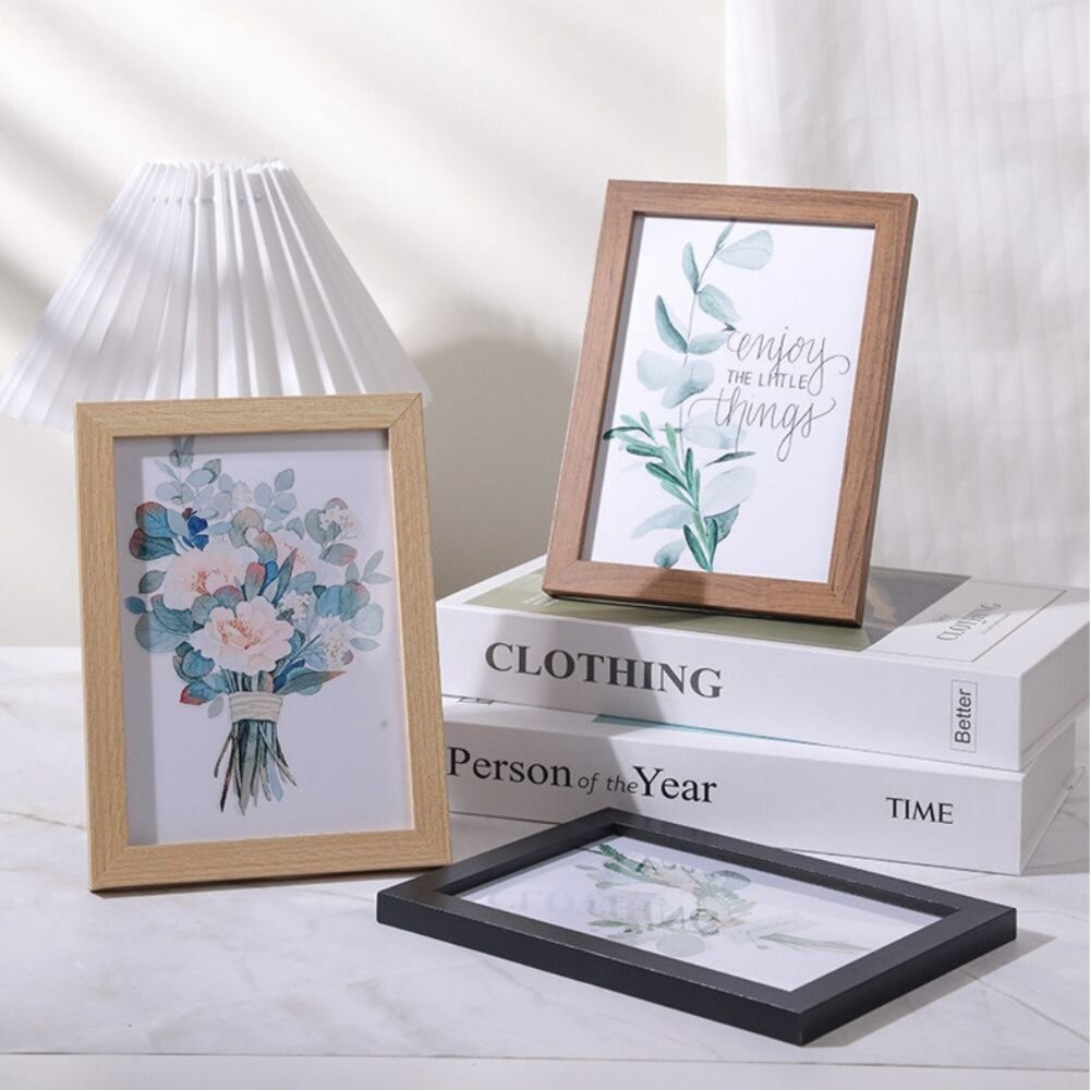 相框 木框 畫框 相片框 木質相框 北歐風相框 5吋 6吋 A4畫框-細節圖9