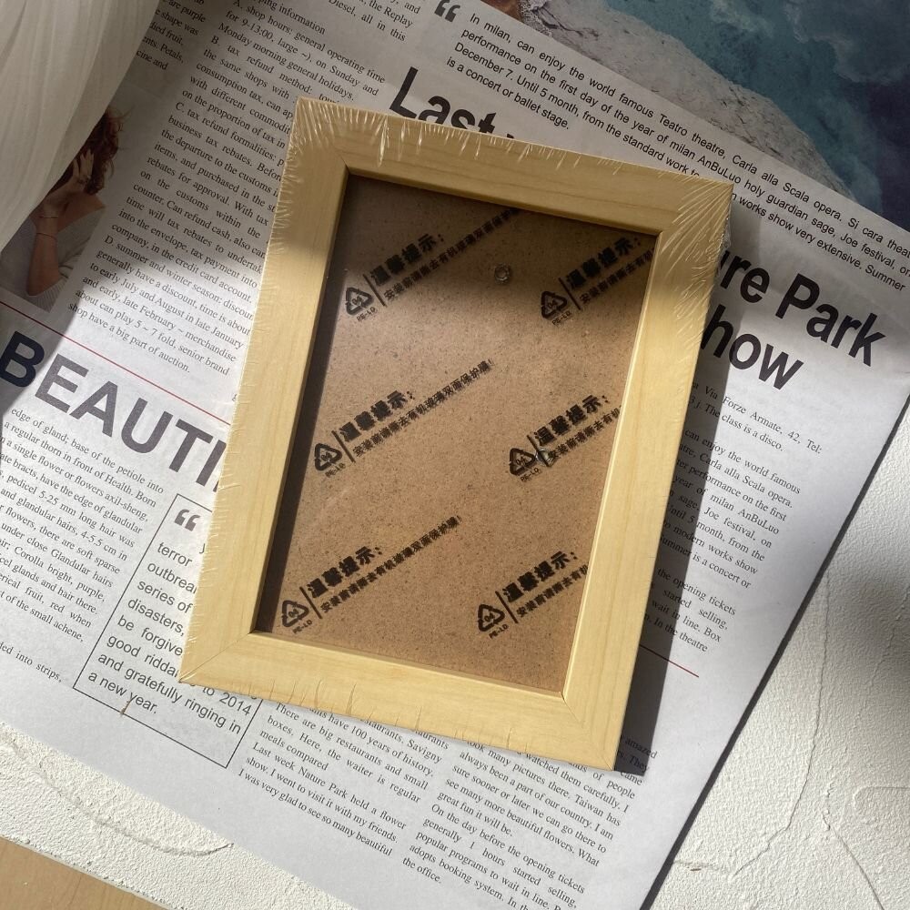 相框 木框 畫框 相片框 木質相框 北歐風相框 5吋 6吋 A4畫框-規格圖9