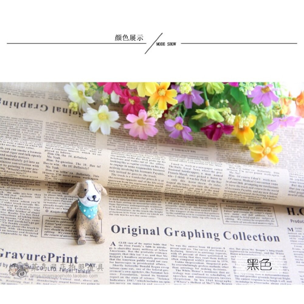 【森林海】牛皮英文紙 包裝紙 背景紙 英文報紙 禮物包裝紙 牛皮紙 英文牛皮紙 美食攝影 GXS攝影道具-細節圖2