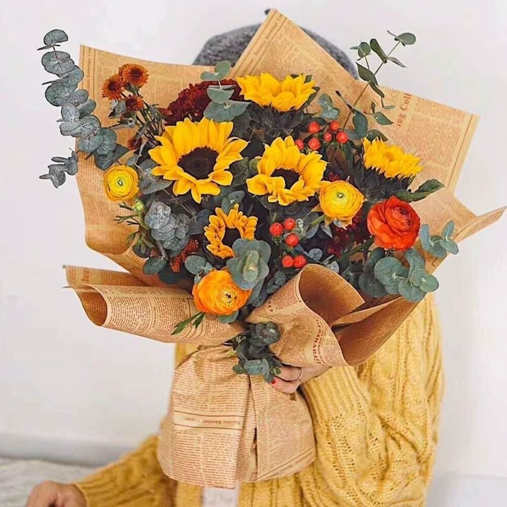 【森林海】牛皮英文紙 包裝紙 背景紙 英文報紙 禮物包裝紙 牛皮紙 英文牛皮紙 美食攝影 GXS攝影道具-細節圖6