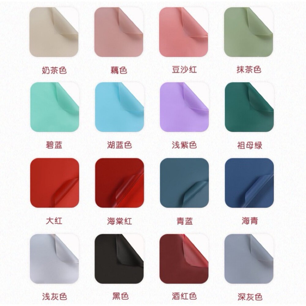 【森林海】整包(20入)霧面包裝紙 花束包裝紙 韓素紙 禮物包裝紙 防水包裝紙 花束包裝 禮品包裝 花束包裝紙畢業花束-細節圖2