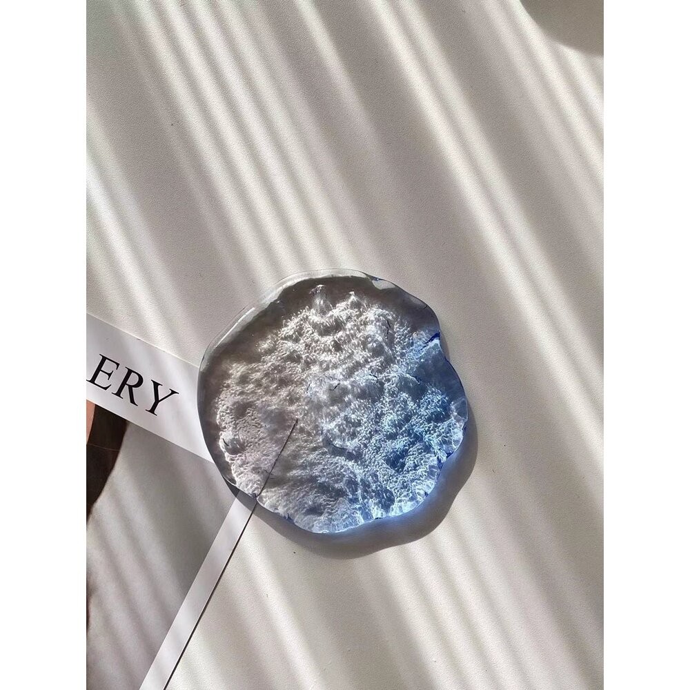 玻璃盤 飾品盤 不規則玻璃盤 拍照攝影道具 拍照背景 玻璃 飾品盤 裝飾 GXS拍照道具-規格圖9
