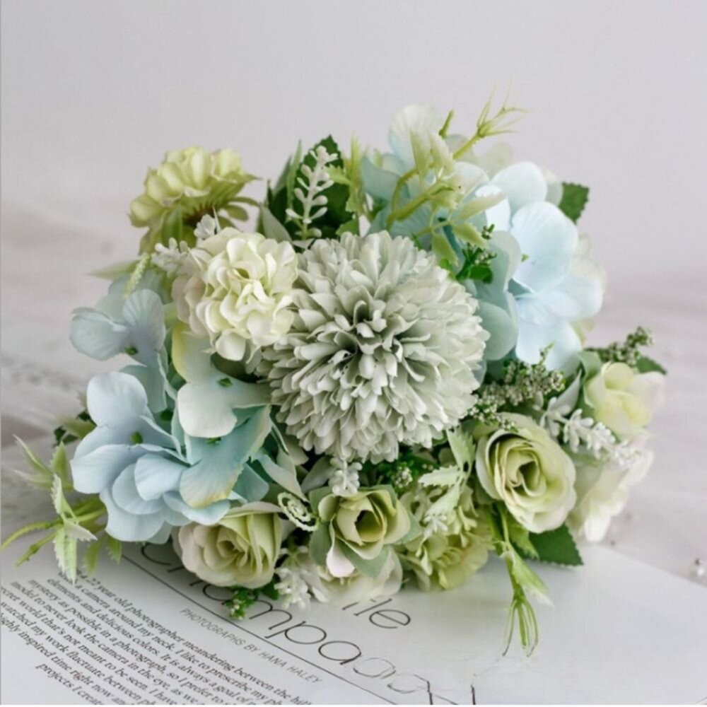 仿真玫瑰花束 人造花 假花 婚紗拍攝道具 美食拍照花束 美甲拍照道具 居家佈置櫥窗裝飾 不凋花 拍照背景花束-細節圖8