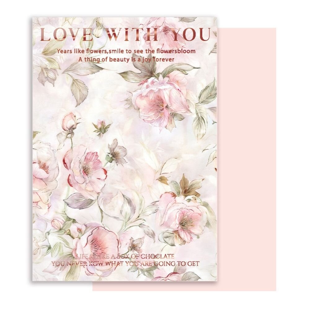 【森林海】(10張)花束包裝紙 包裝紙 油畫風包裝紙 高級感包花紙 花卉系列 風華紙 鮮花包裝材料 禮品包裝-規格圖8