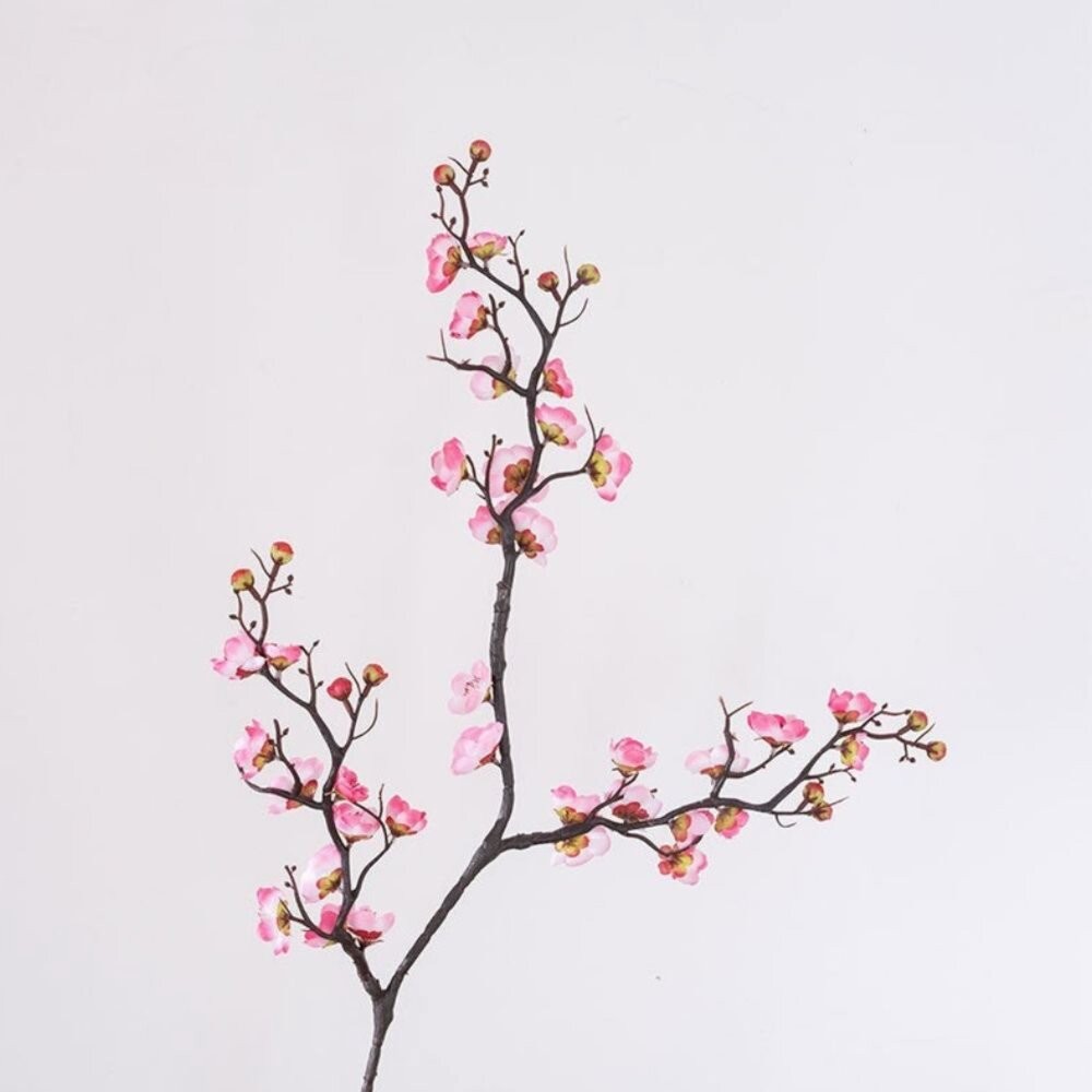 【森林海】仿真梅花 仿真花 梅花裝飾 新年過年擺設 喜慶花藝 佈置花材-細節圖8